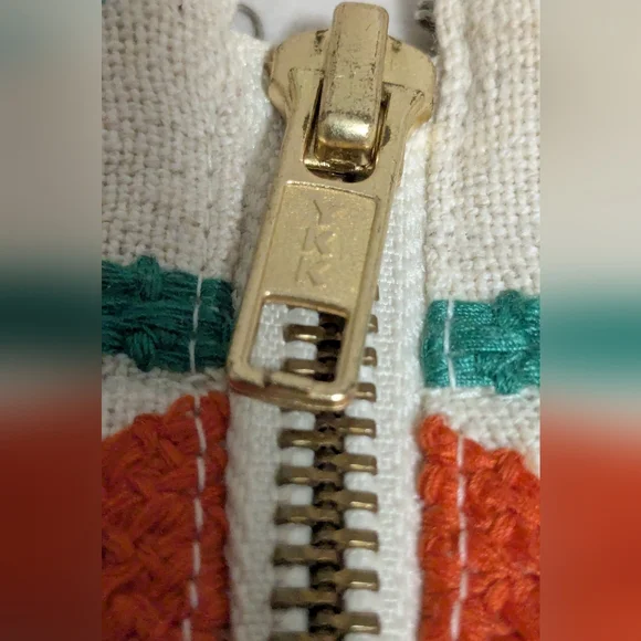 by Gryphon Anthropologie Dress Ivory Embroidered Boho Chic Dress Size Small(4) - Picture 12 of 14